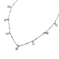 COLLAR ZO13709N PLATEADO Acero Inoxidable