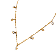 COLLAR ZO13709N DORADO Acero Inoxidable