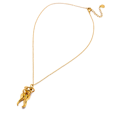 COLLAR ZO12117N DORADO Acero Inoxidable E24