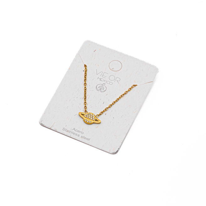 COLLAR ZO15860N DORADO Acero Inoxidable
