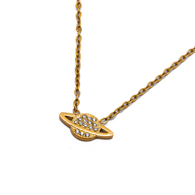 COLLAR ZO15860N DORADO Acero Inoxidable