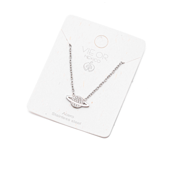 COLLAR ZO15860N PLATEADO Acero Inoxidable