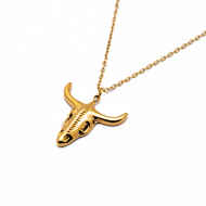 COLLAR ZO10489N200 DORADO Acero Inoxidable 2D21