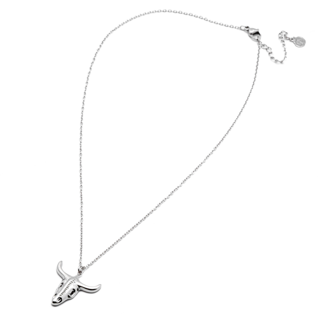 COLLAR ZO10489N200 PLATEADO Acero Inoxidable 2D21