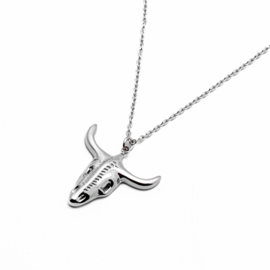 COLLAR ZO10489N200 PLATEADO Acero Inoxidable 2D21