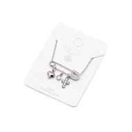 COLLAR ZO15062N PLATEADO Acero Inoxidable