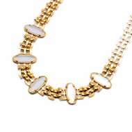 COLLAR ZO13486N DORADO Acero Inoxidable