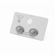ARETES ZO14826E PLATEADO Acero Inoxidable