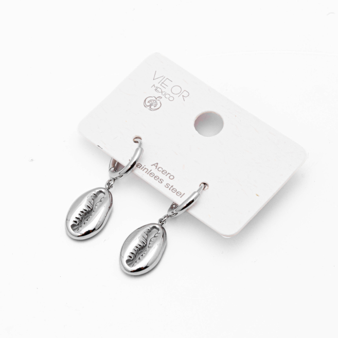 ARETES ZO11112E180 PLATEADO Acero Inoxidable