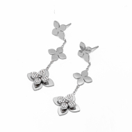 ARETES ZO15252E PLATEADO Acero Inoxidable