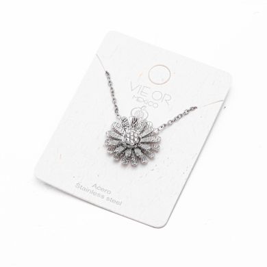 COLLAR ZO15133N PLATEADO Acero Inoxidable
