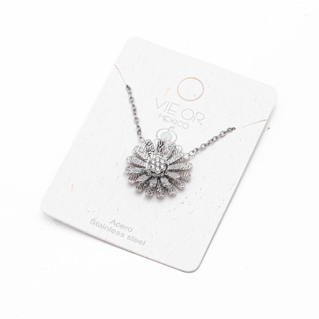 COLLAR ZO15133N PLATEADO Acero Inoxidable