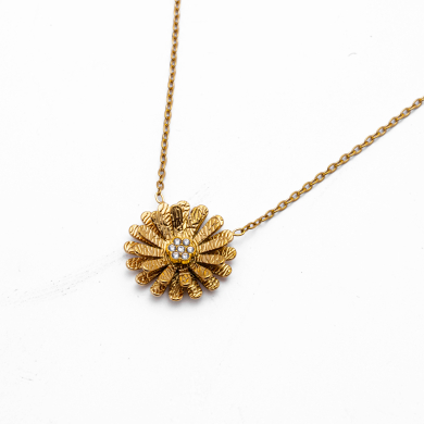 COLLAR ZO15133N DORADO Acero Inoxidable