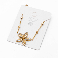 COLLAR ZO15116N DORADO Acero Inoxidable