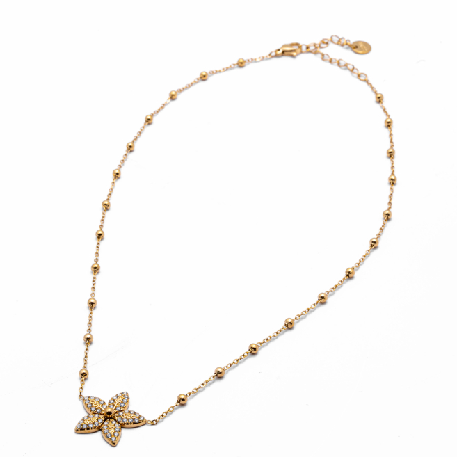 COLLAR ZO15116N DORADO Acero Inoxidable