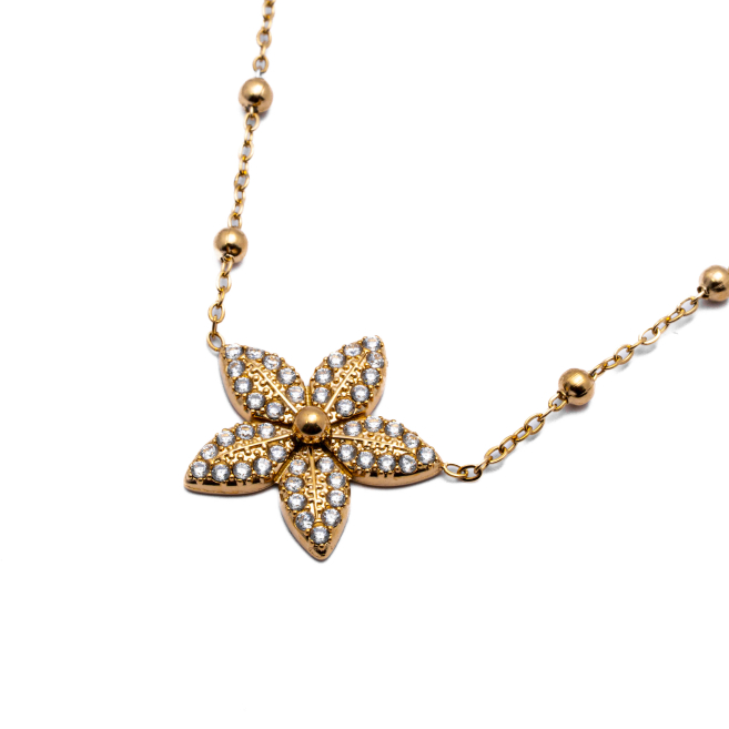 COLLAR ZO15116N DORADO Acero Inoxidable