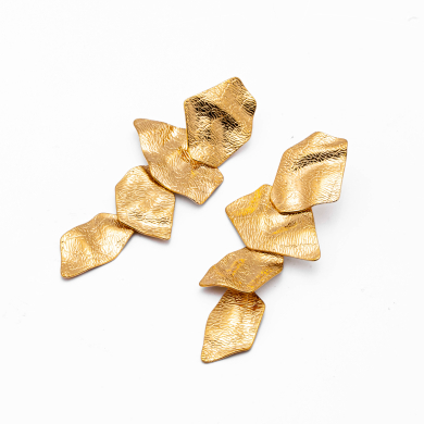 ARETES ZO14394E DORADO Acero Inoxidable