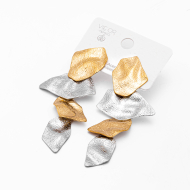 ARETES ZO14394E BICOLOR Acero Inoxidable