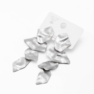 ARETES ZO14394E PLATEADO Acero Inoxidable