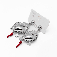 ARETES ZO14563E PLATEADO Acero Inoxidable