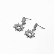 ARETES ZO14870E PLATEADO Acero Inoxidable
