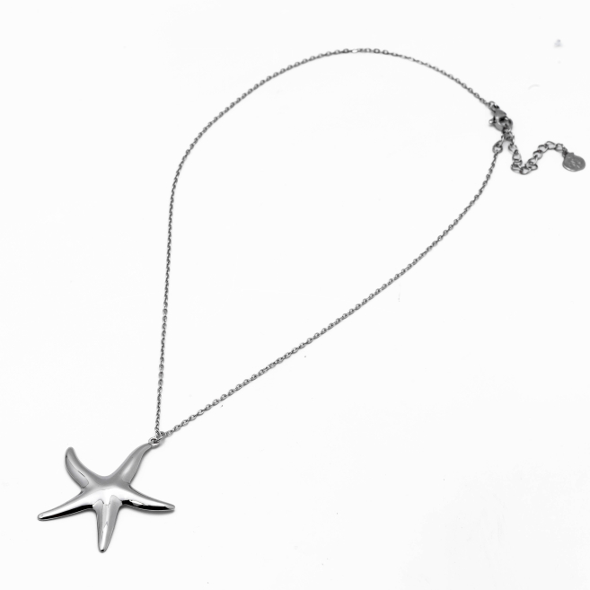COLLAR ZO14447N PLATEADO Acero Inoxidable