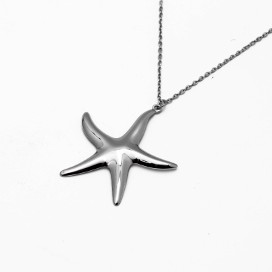 COLLAR ZO14447N PLATEADO Acero Inoxidable