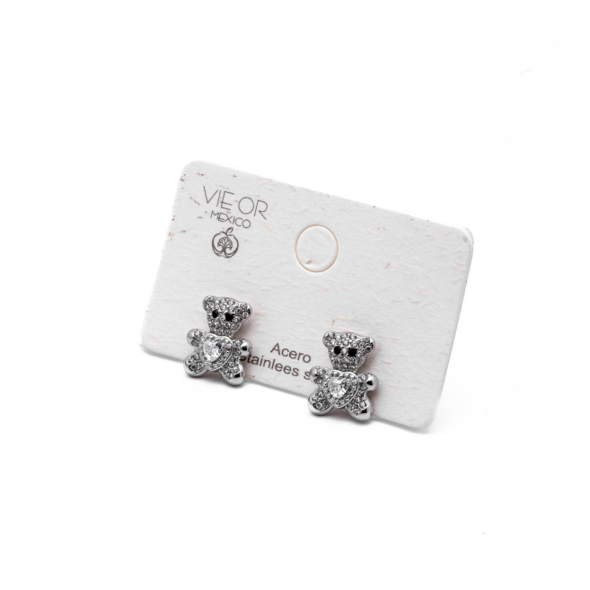 ARETES ZO14819E PLATEADO Acero Inoxidable