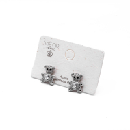 ARETES ZO14819E PLATEADO Acero Inoxidable