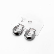 ARETES ZO11436E PLATEADO Acero Inoxidable