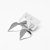 ARETES ZO15256E PLATEADO Acero Inoxidable
