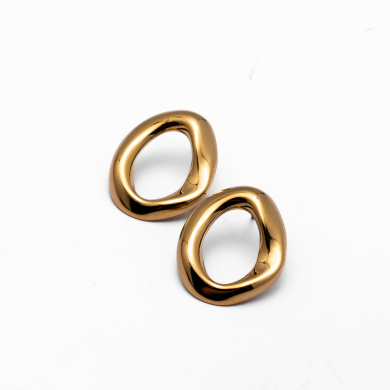 ARETES ZO15776E DORADO Acero Inoxidable