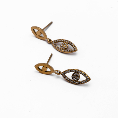 ARETES ZO15253E DORADO Acero Inoxidable