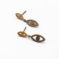ARETES ZO15253E DORADO Acero Inoxidable