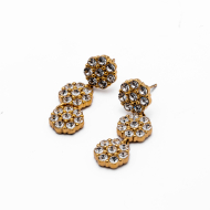 ARETES ZO15117E DORADO Acero Inoxidable