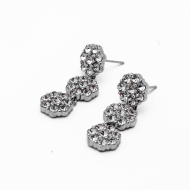 ARETES ZO15117E PLATEADO Acero Inoxidable