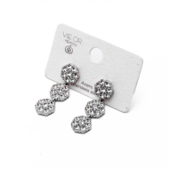 ARETES ZO15117E PLATEADO Acero Inoxidable