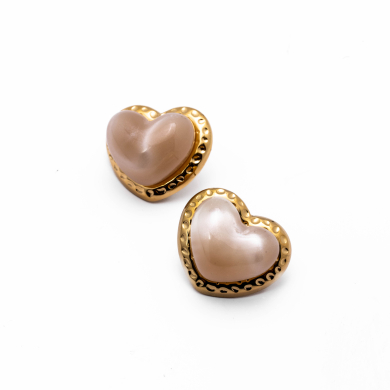 ARETES ZO14206E DORADO+CAFE Acero Inoxidable