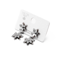 ARETES ZO14530E PLATEADO Acero Inoxidable