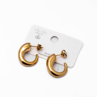 ARETES ZO15546E DORADO Acero Inoxidable
