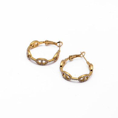 ARETES ZO15017E DORADO Acero Inoxidable