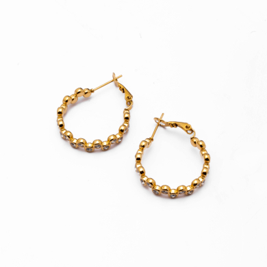 ARETES ZO15330E DORADO Acero Inoxidable