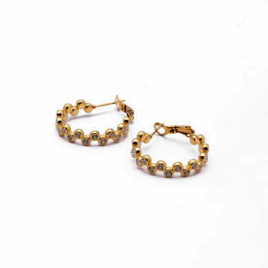 ARETES ZO15330E DORADO Acero Inoxidable