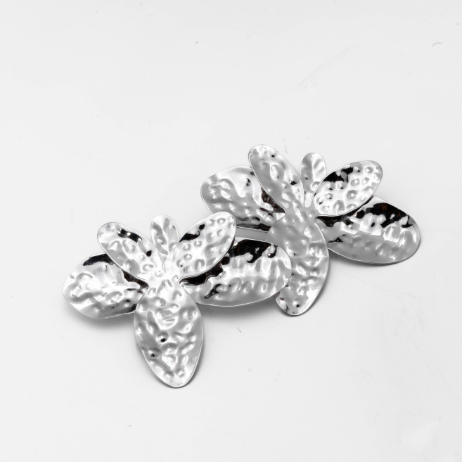 ARETES ZO14873E PLATEADO Acero Inoxidable