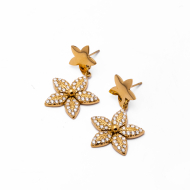 ARETES ZO15113E DORADO Acero Inoxidable