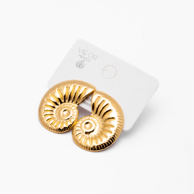 ARETES ZO14468E DORADO Acero Inoxidable