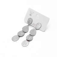 ARETES ZO11186E300 PLATEADO Acero Inoxidable