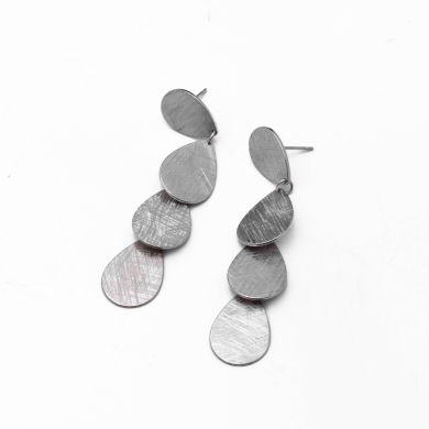 ARETES ZO11186E300 PLATEADO Acero Inoxidable