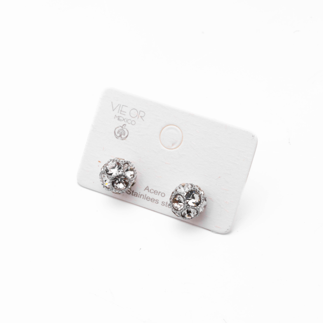 ARETES ZO15033E PLATEADO Acero Inoxidable