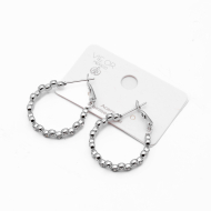 ARETES ZO15330E PLATEADO Acero Inoxidable